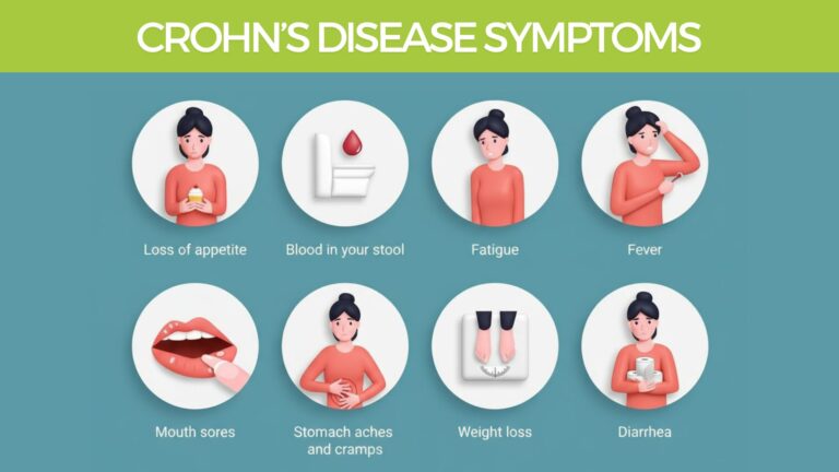 Crohn’s Disease Symptoms Infographic