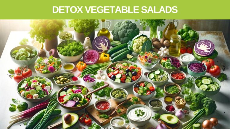 Detox vegetable salads