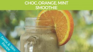 Orange Chocolate Mint Smoothie