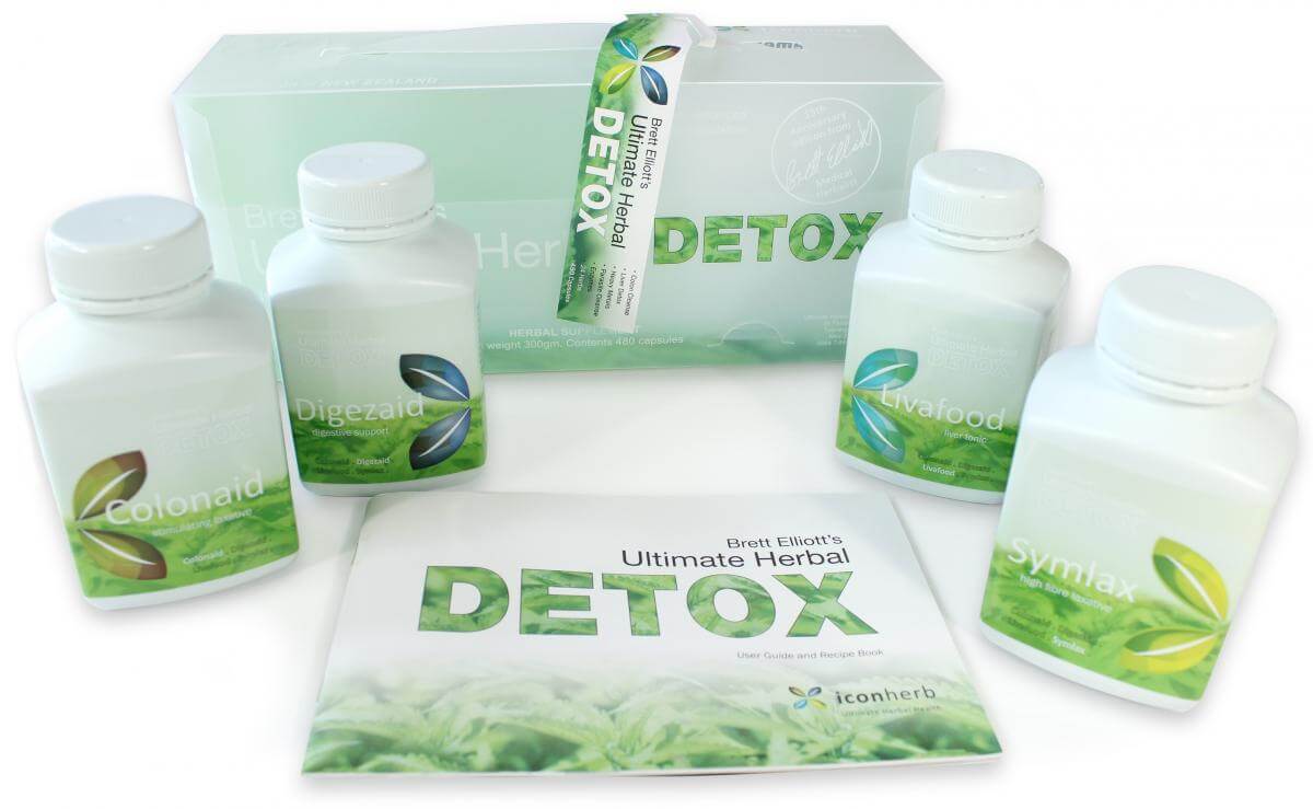 ultimate herbal detox Program with bottles