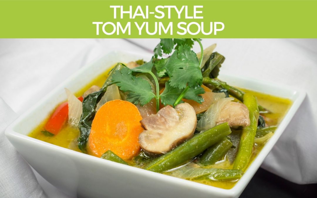 Thai Style Broccoli & Mushroom Soup