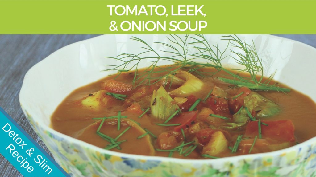 Tomato Leek Onion Soup
