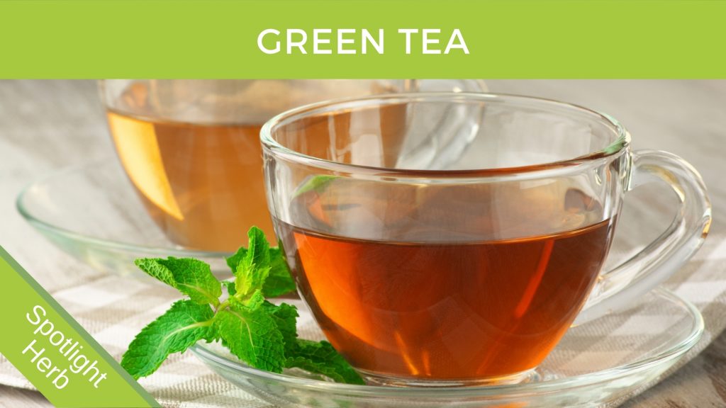 Green Tea and Teapot