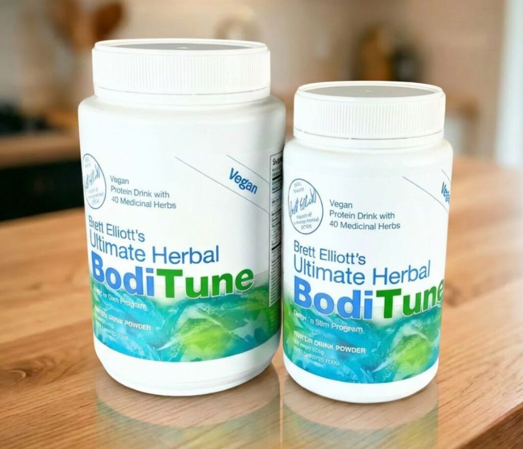 Brett Elliott Herbal BodiTune Detox and Slim Drink Powder Pot Both Sizes