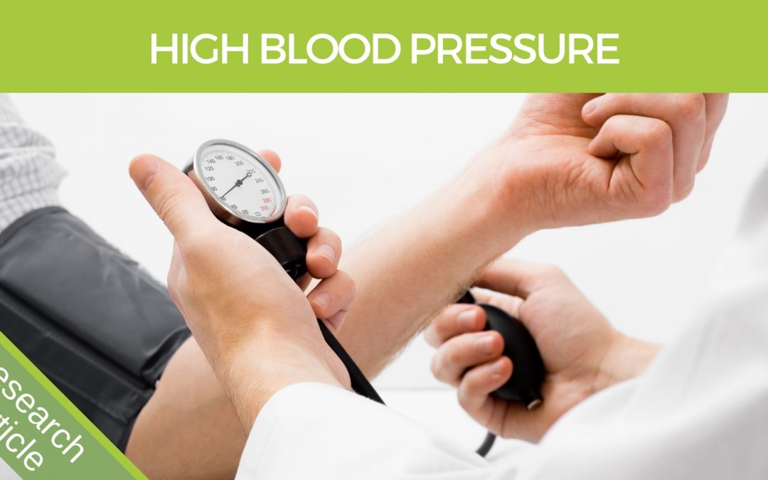 Reducing High Blood Pressure
