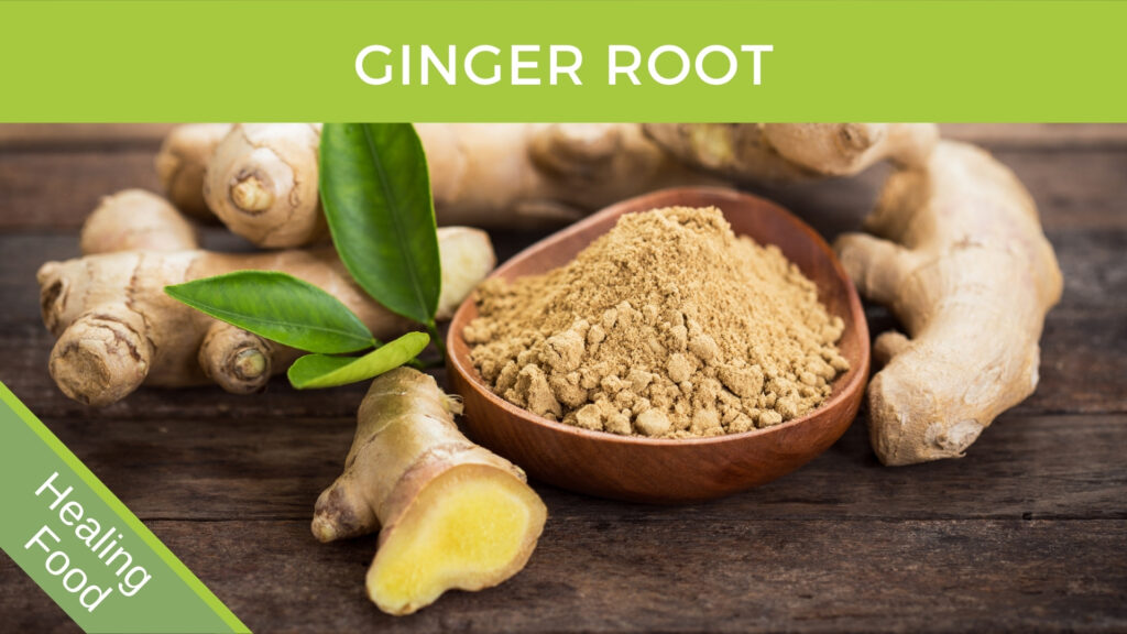 Ginger Root Powder In A Bowl