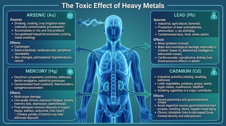 Toxic effects of heavy metals