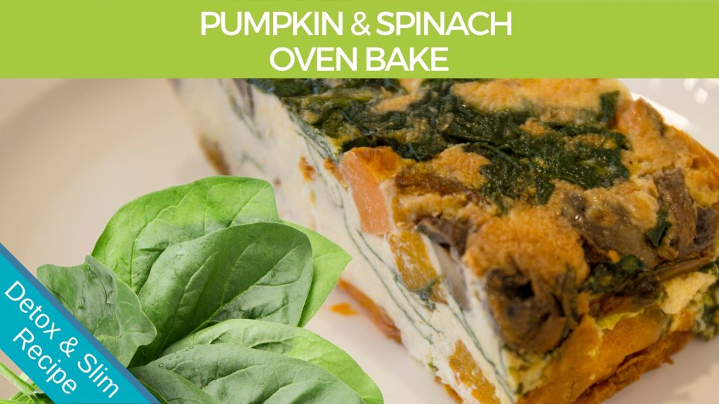 Pumpkin Spinach Oven Bake