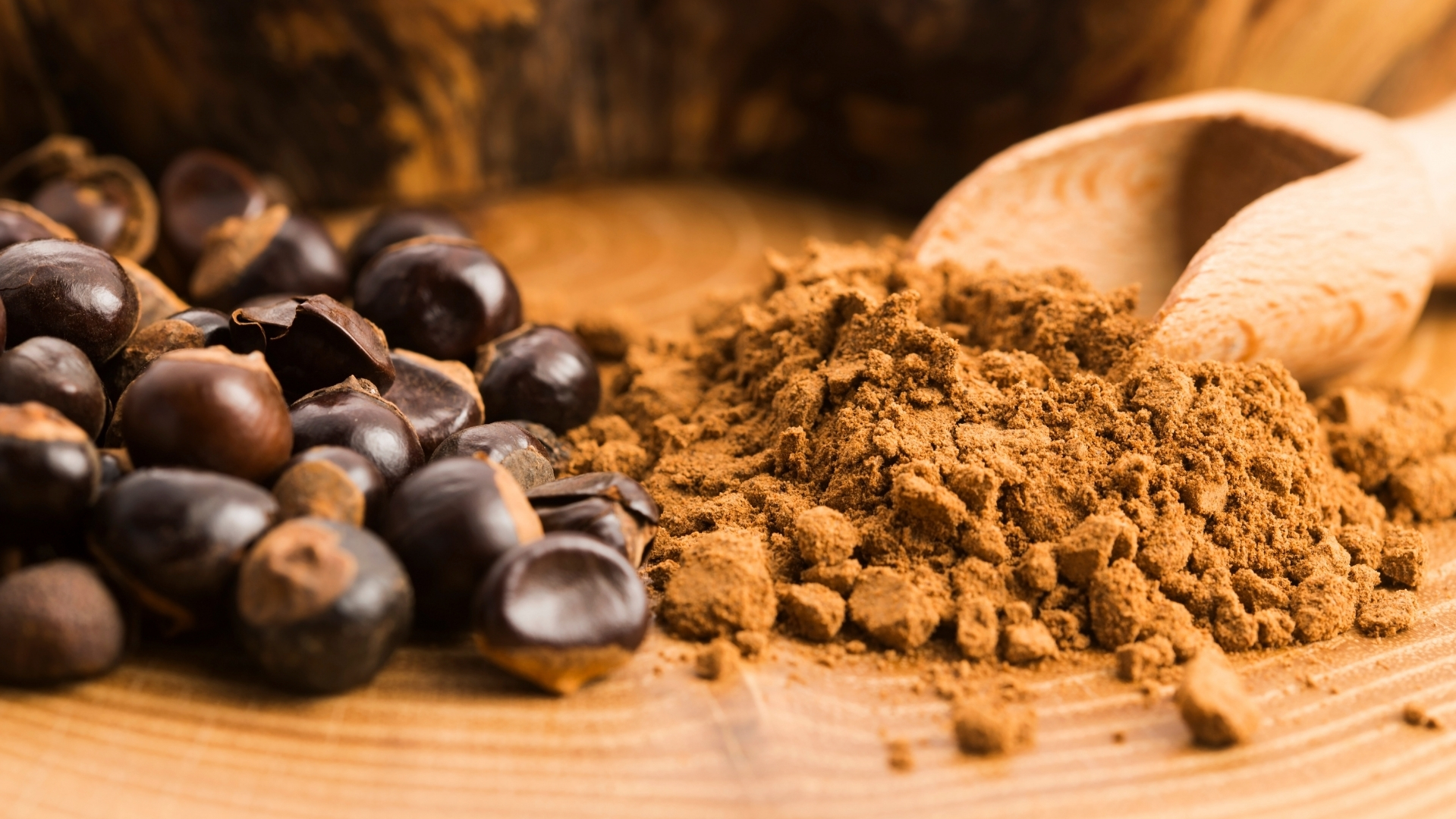 guarana berries and powder