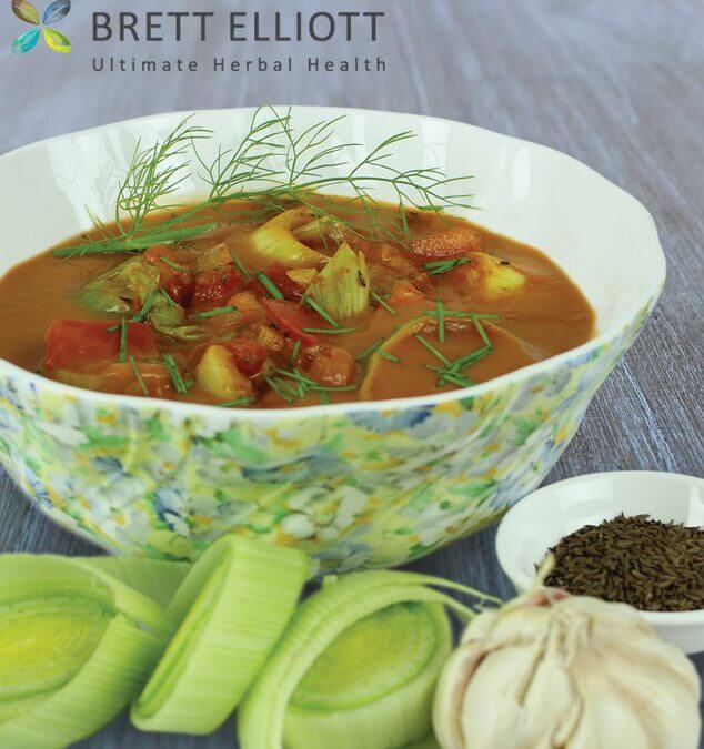 Tomato, Leek & Onion Soup Brett Elliott