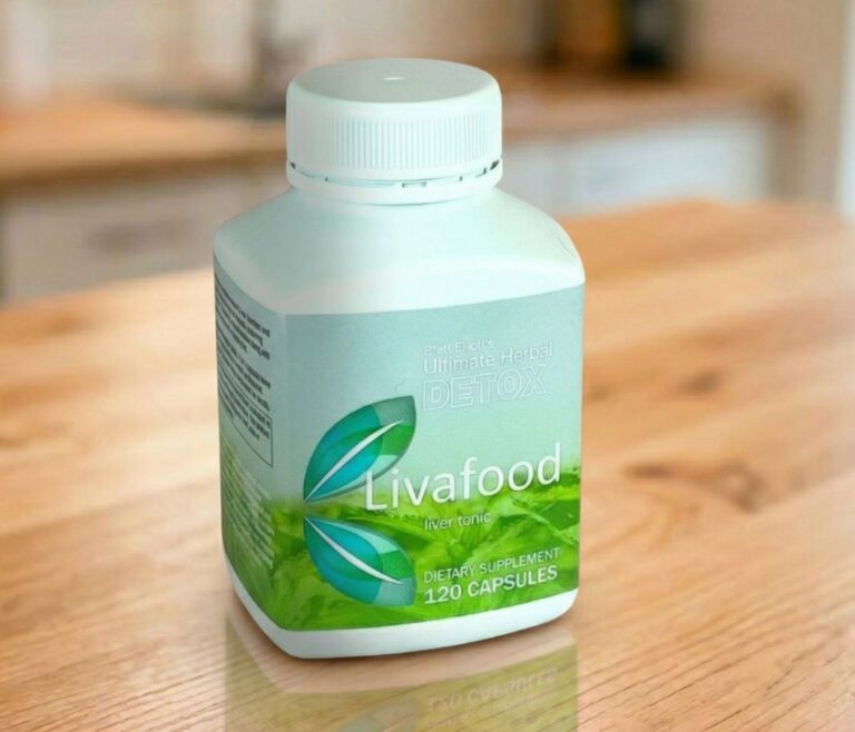 LivaFood Herbal Liver Cleansing Tonic 120 capsules Bottle