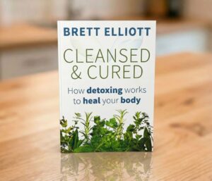 Brett Elliott Cleansed and Cured Book Standing front cover