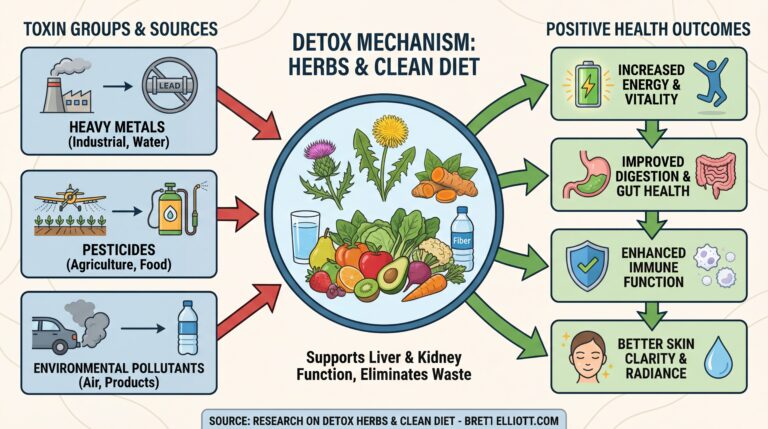 How-Detoxing-Heals using medicinal herbs and healing food
