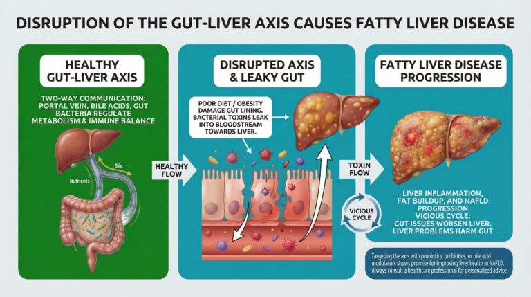 Liver Gut Axis and Fatty Liver Disease