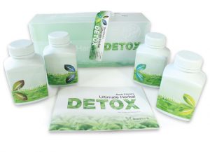 Ultimate Herbal Detox Program with bottles