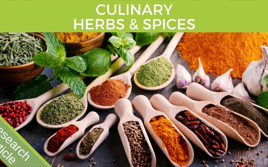 Culinary Herbs & Spices are Superfoods Brett Elliott