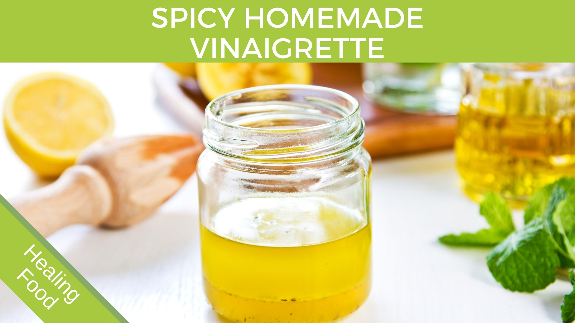 Spicy Homemade Vinaigrette in a Bottle