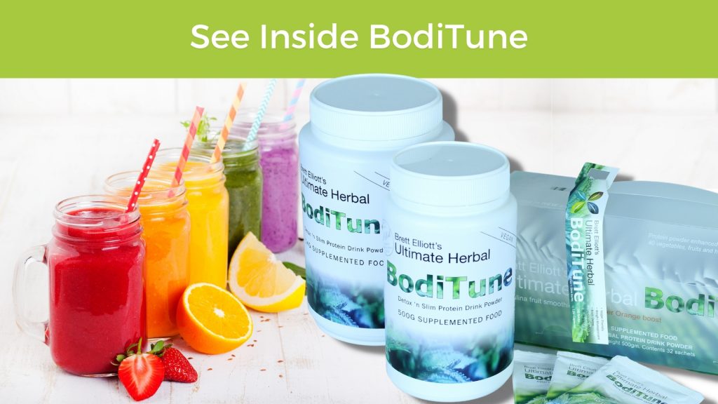 Boditune Powdered Drink with Different Kinds of Smoothies