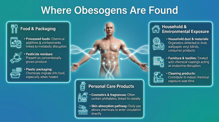Where Obesogens are found