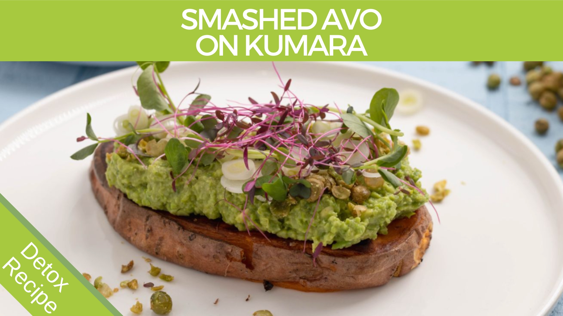 Smashed Avo on Kumara