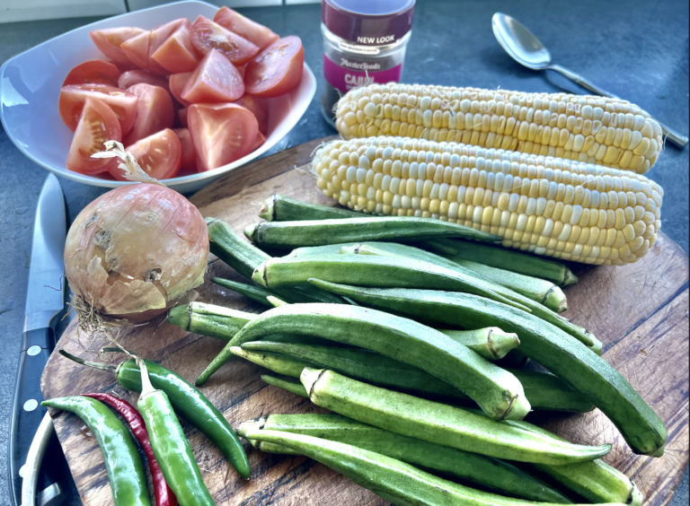 Mexican Okra with Cajun Corn Brett Elliott
