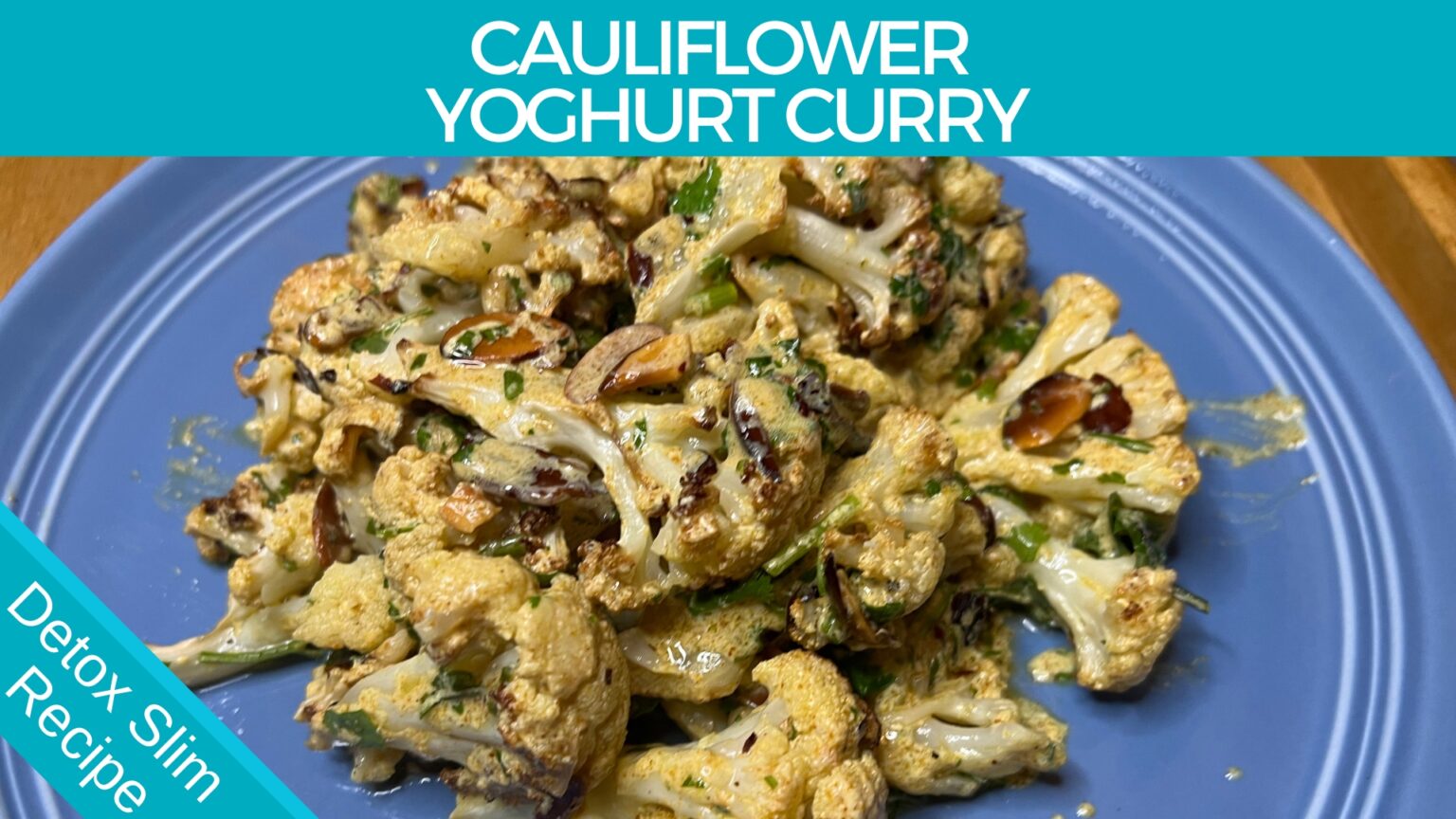 Roasted Cauliflower Trees With Curried Yogurt