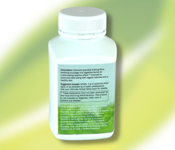 Colonaid Anti-Parasitic 120 Capsules - Image 2