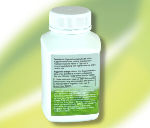 Digezaid Digestive Support 120 Capsules - Image 2