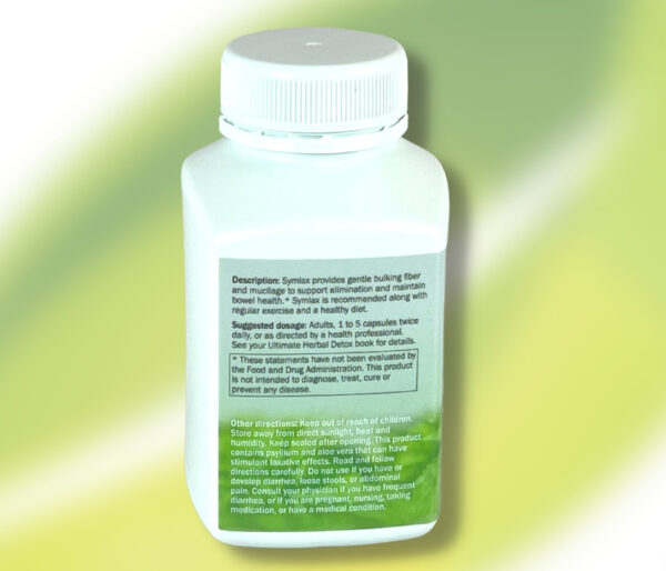 Symlax Bulking Fiber & Prebiotic 120 Capsules - Image 2