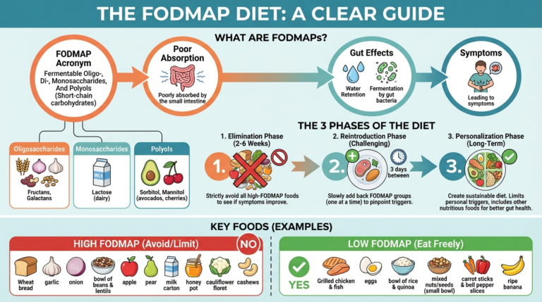 FODMAP Diet Overview Infographic