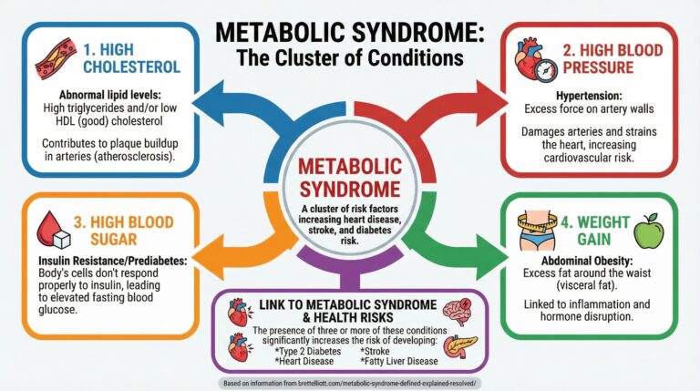 metabolic syndrome causes and natural herbal solutions infographic