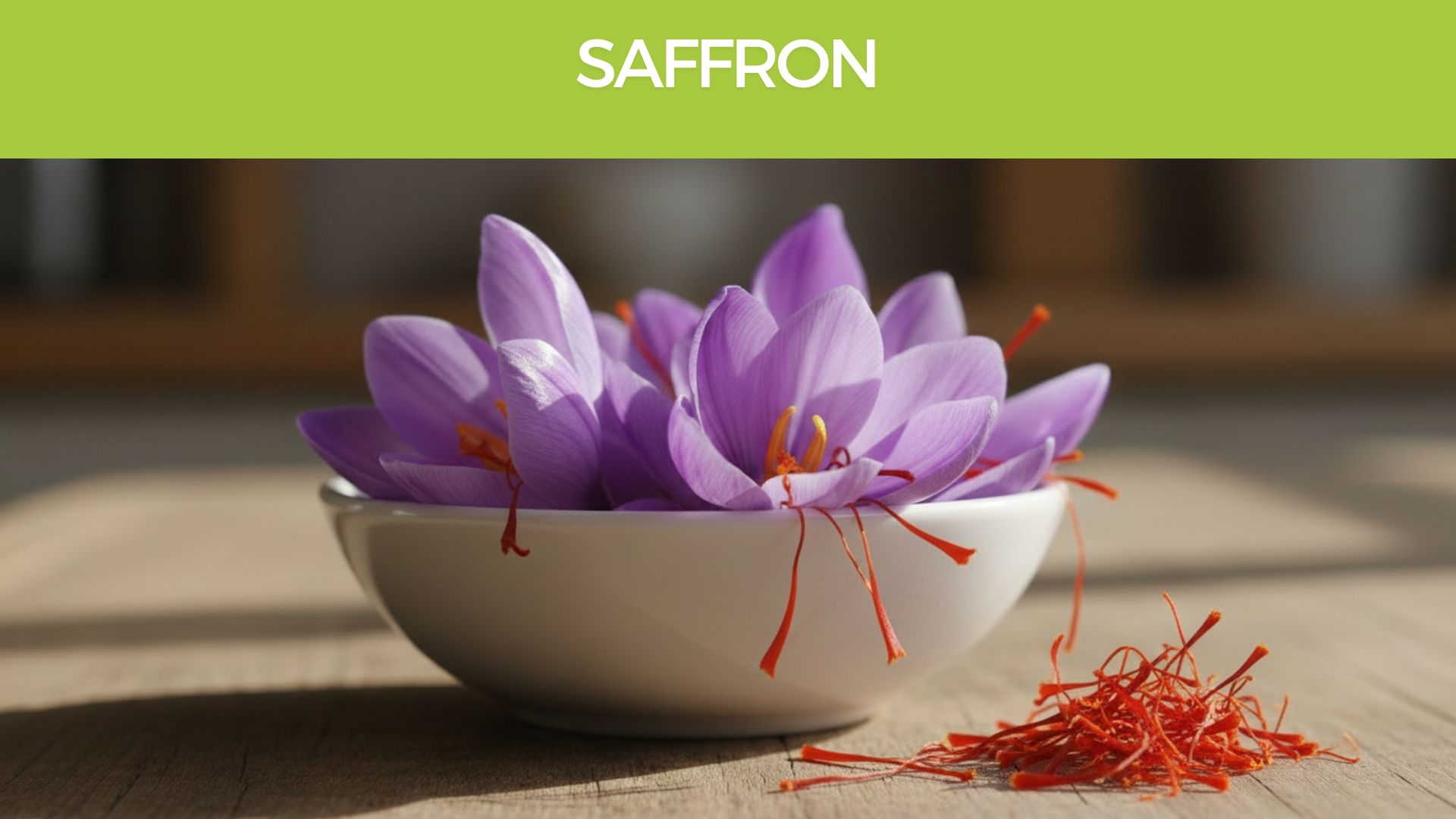 saffron flower and fronds health benefits