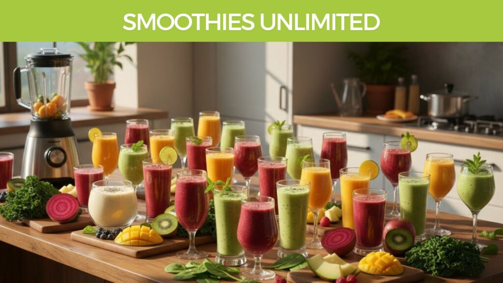 Fruit and vegetable Smoothies for detoxing and weight loss