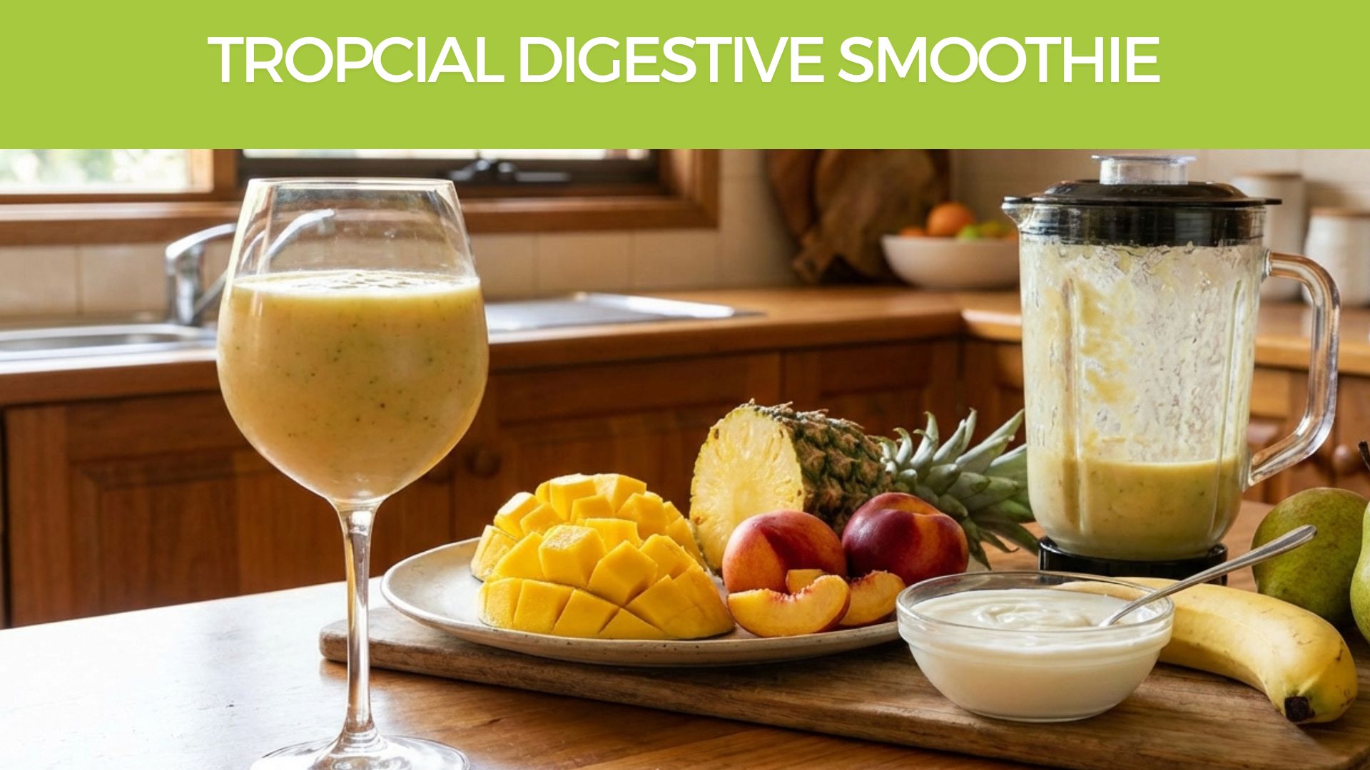 Tropcial Digestive Smoothie