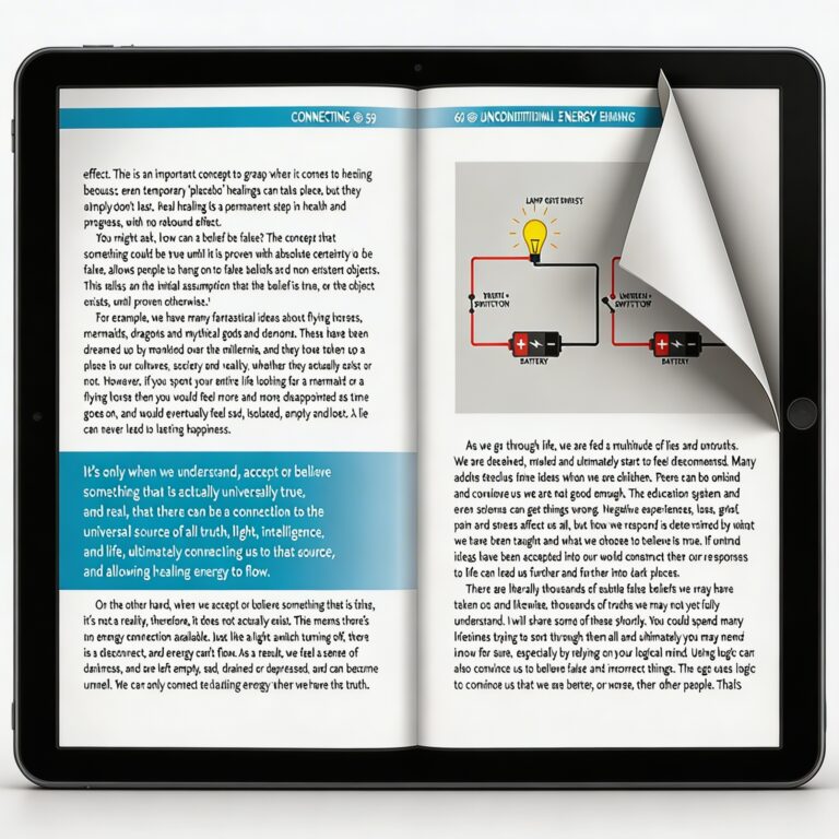 Unconditional Energy Healing Digital book Inside