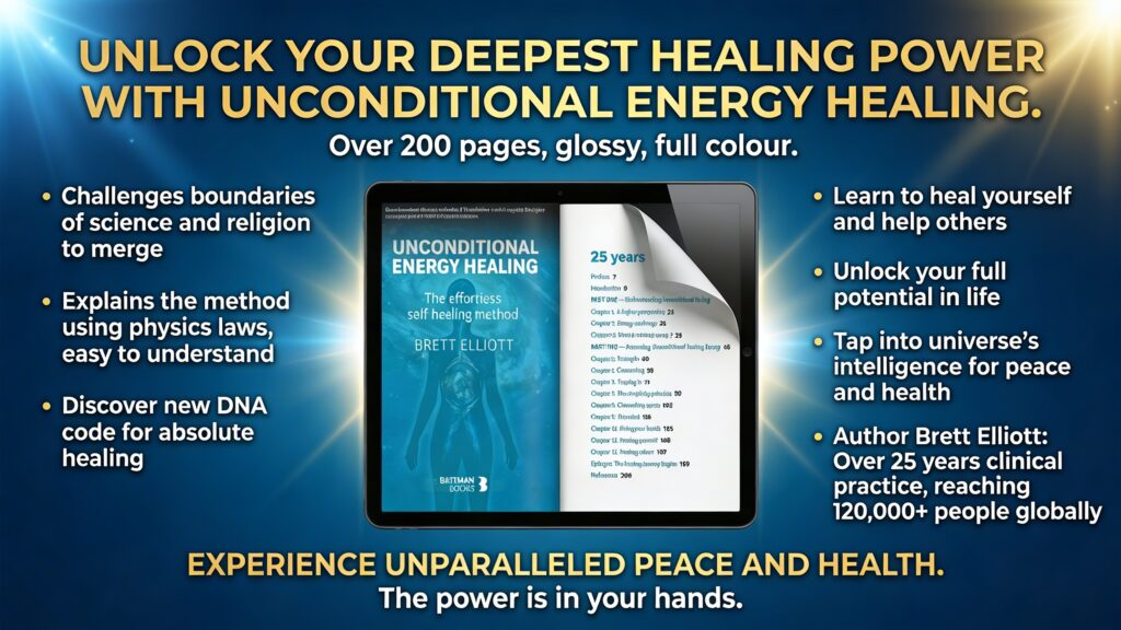 Unconditional Energy Healing Flipbook ad