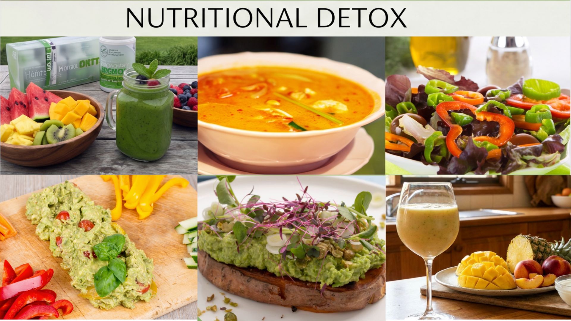 100% plant-based clean detox meals prepared by Brett Elliott